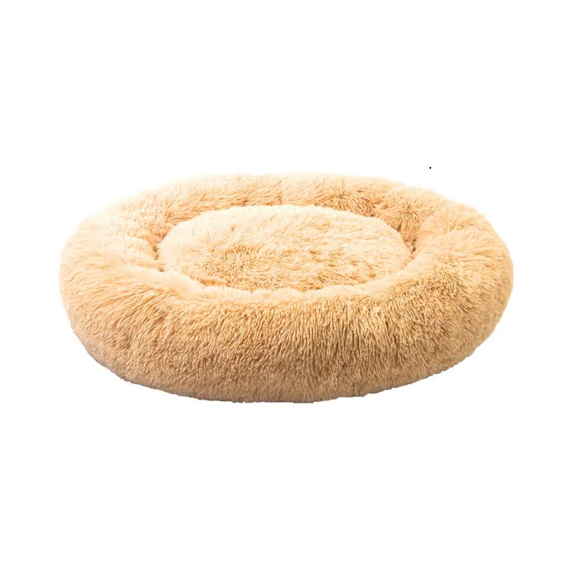 Non Chew Waterproof Round Pet Bed Indoor Chic Amazon Prime Beds Yellow Dog Bed