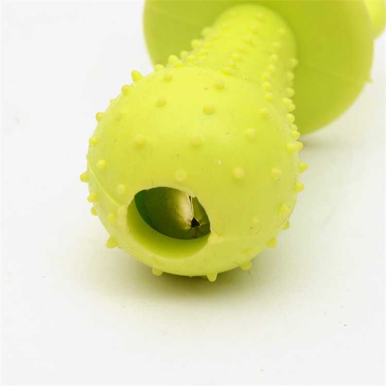 Nontoxic Mininipple Small Bell Inside Pet Molar Bite Tpr Dog Toy