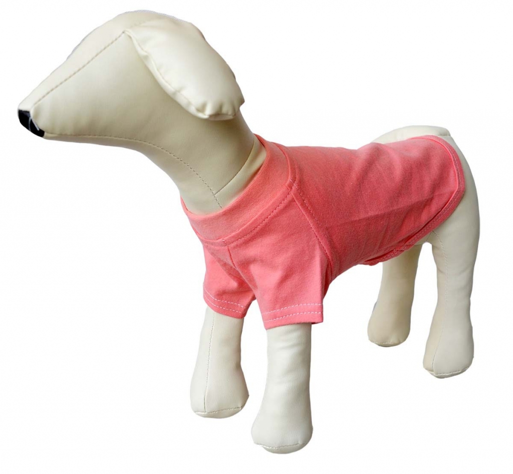 OEM Custom Logo Print Pet Clothing Summer Dog Clothes Blank Cotton Plain Dog T Shirt