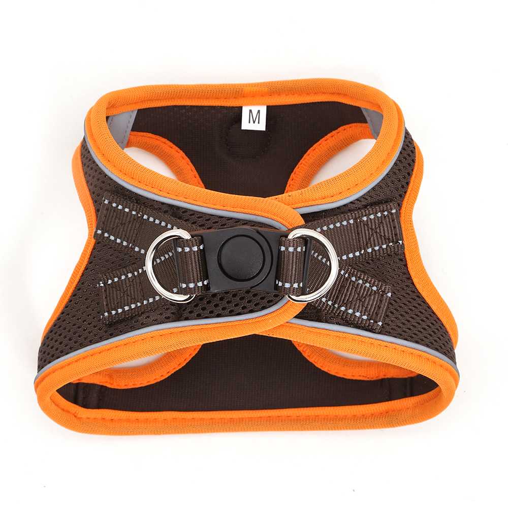 OEM Soft Air Mesh Leash No Pull Puppy Choke Step In Vest Ventilation Reflective Pet Dog Harness Set