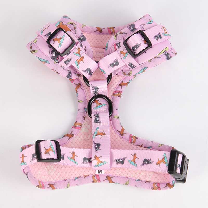 OKEYPETS Pattern Adjustable Comfortable Padded Neoprene Dog Pet Backpack Harness