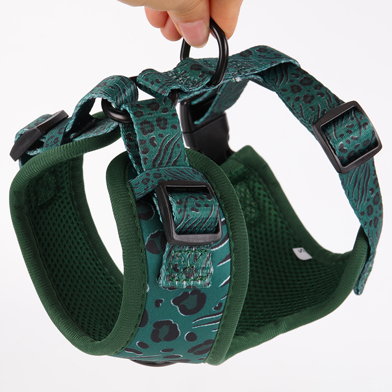 OKEYPETS Pattern Adjustable Comfortable Padded Neoprene Dog Pet Backpack Harness