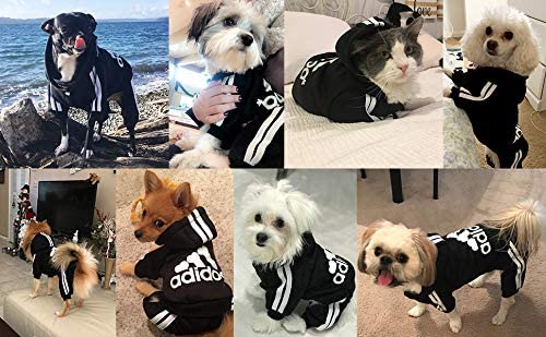 Original Adidog Pet Clothes Dog Costume Puppy Hoodies Coat Winter Sweat Shirt Warm Sweater Suit Dog Outfits Pet Apparel