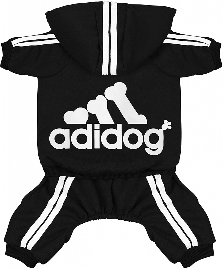 Original Adidog Pet Clothes Dog Costume Puppy Hoodies Coat Winter Sweat Shirt Warm Sweater Suit Dog Outfits Pet Apparel