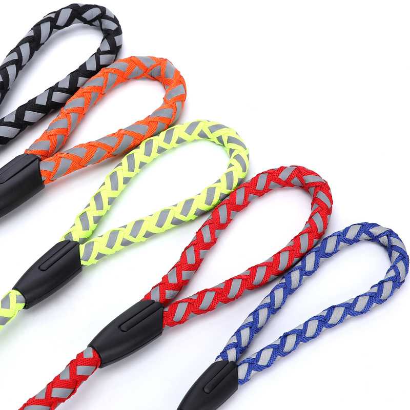 Outdoor Dog Leash Wholesal Guinzaglio Per Cani Correa De Perro Reflective Pet Leashes