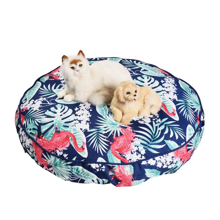 Outdoor Product Large Heated Cat Wicker Pet Bed Bed Pet Beds Accessories Sleeping Pet Cotton 70x70x65cm
