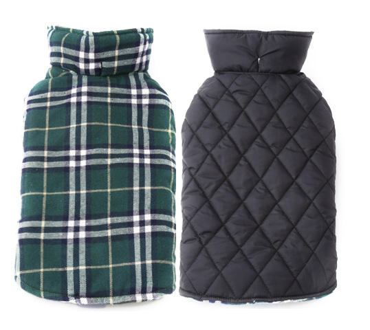 Outdoor Warm Dog Jacket Coat Reversible Waterproof Pet Dog Coat Custom Winter Autumn Dog Coats