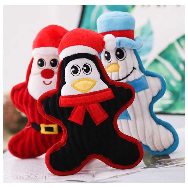 PP Cotton Custom Christmas Pattern Dog Toys Pets Toys Dog