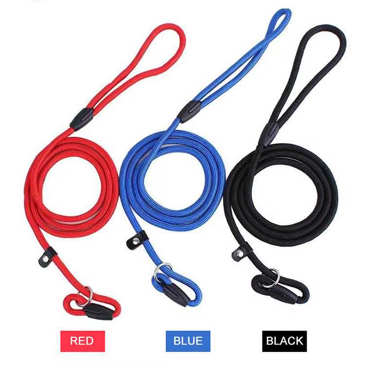 PeDuct Nylon Twisted Rope Pet Leash DoublePet Collars Amp Leashes