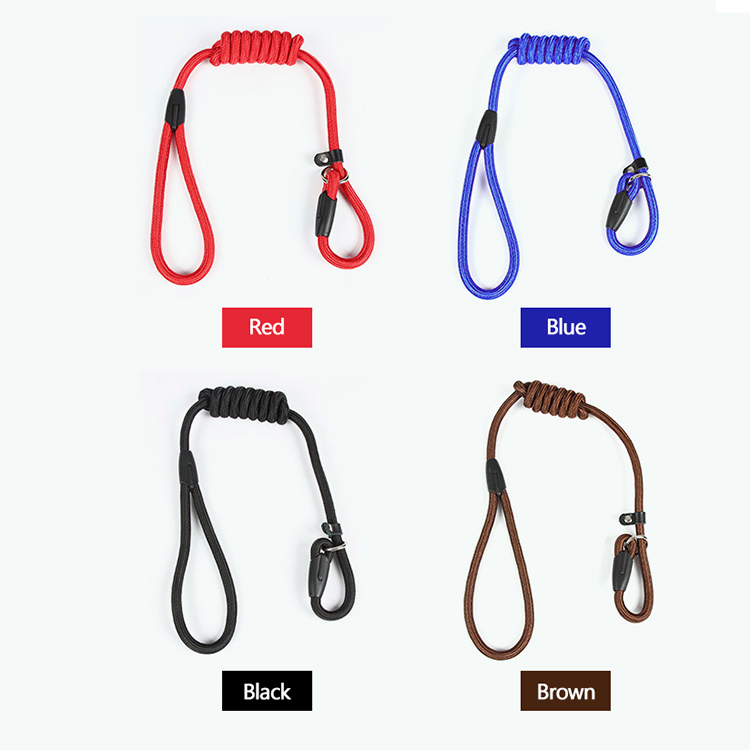 PeDuct Nylon Twisted Rope Pet Leash DoublePet Collars Amp Leashes