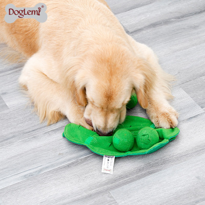 Pea Sniffing Dog Exhausting Physical Strength Molar Stick Plush Sounding Pet Toy