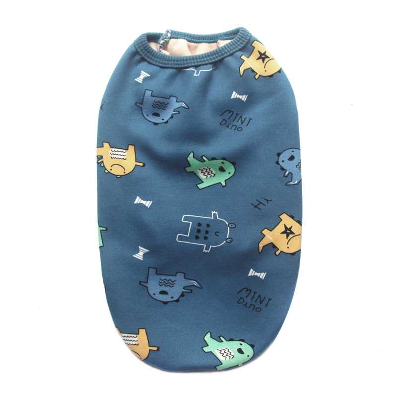 Pet Apparel Accessories Soft Winter Warm Cotton Animals Pattern Vest Display Dog Jackets Winter Pet Clothes