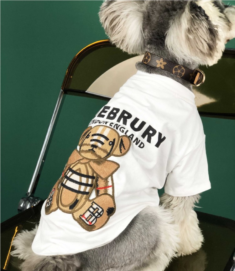 Pet Bear Tshirt Cat Dog Pet Summer Cool Clothes Summer Pet Vest Clothing Outwear