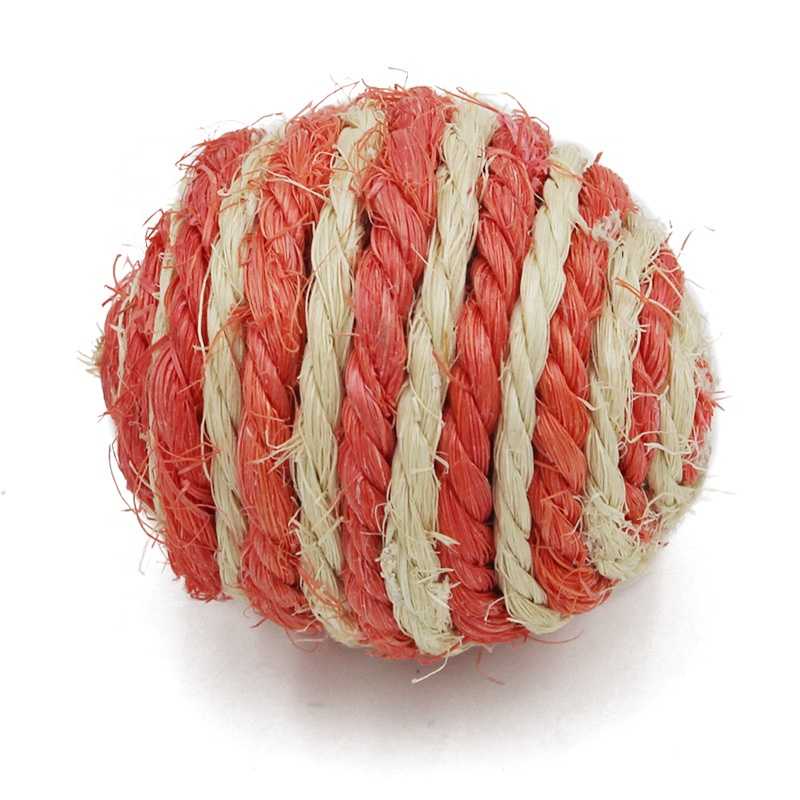 Pet Cat Toy Playing Sisal Cat Toy Ball