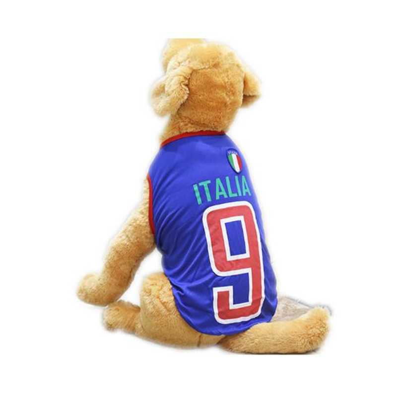 Pet Clothes Puppy World Cup Costumes Dog Cloth Sale Mesh Fabric Dog Clothes Spring Summer HF116015