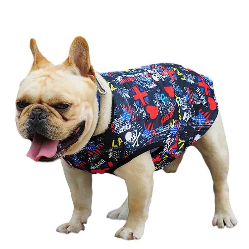 Pet Clothes Spring Autumn Printed Dog Jacket Dog Clothing Shirt