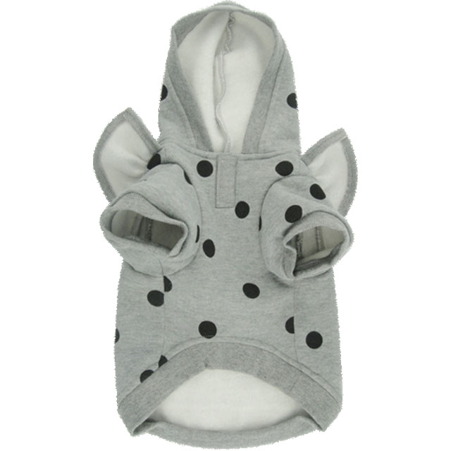 Pet Clothing Products Sweet Cool Black White Spot Hoodie Thickened Autumn Winter Dog Clothing Pet Clothing