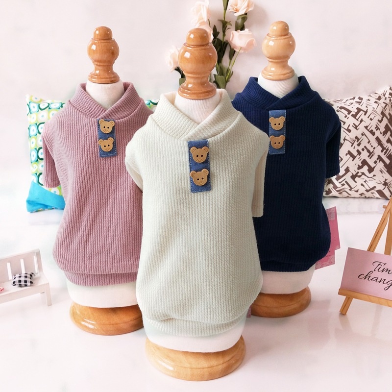 Pet Coats Autumn Products Leisure Twolegged Custom Dog Sweater Knitted Bottoming Shirt Dog Summer Clothes