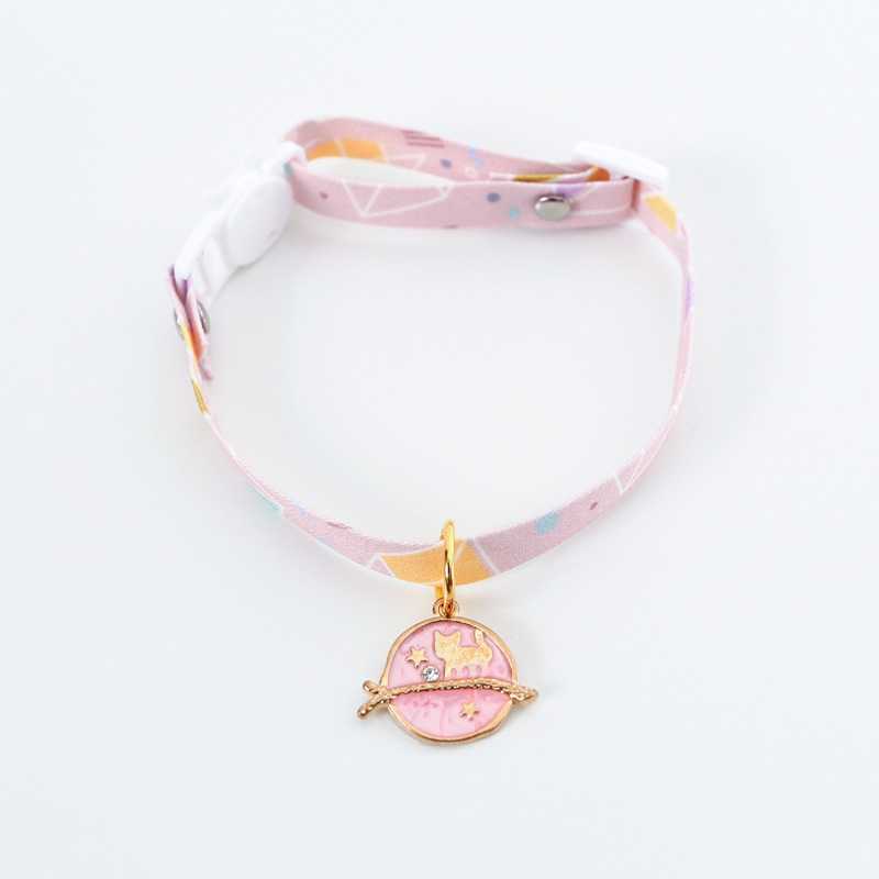 Pet Collar Adjustable Cute Necklace Puppy With Bell Drop Dog Collar Leash Supplies