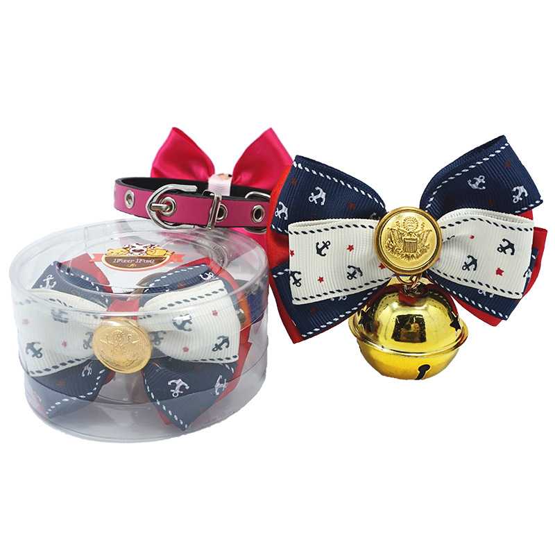 Pet Collar Dog Cat Collar With Cute Bow Tie Bell Breakaway Adjustable Safety Pet Products