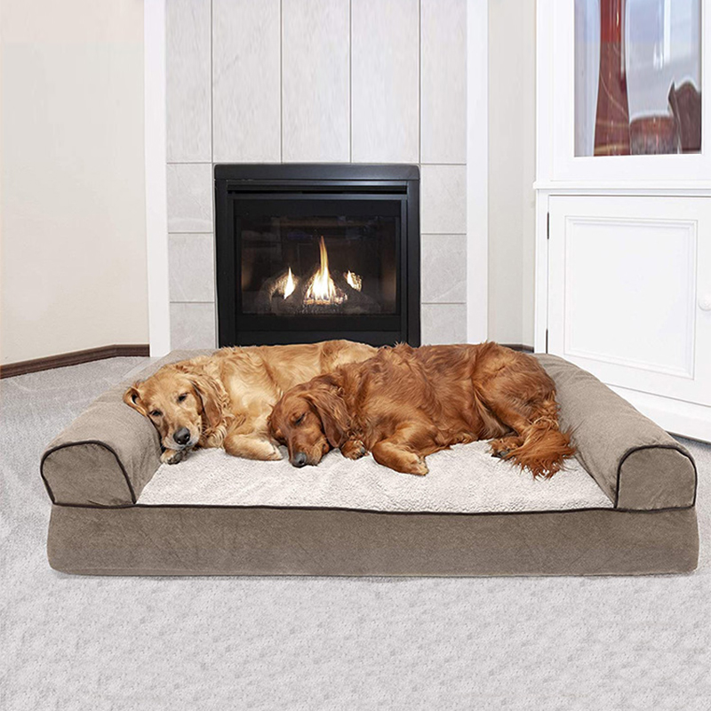 Pet Dog Bed SofaStyle Living Room Couch Pet Bed With Removable Cover Dogs Cats
