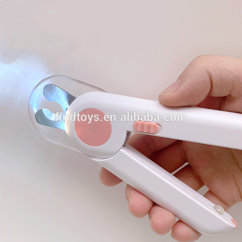 Pet Dog Cat LED Nail Clipper Stainless Steel Nail Clipper LED Antidamage Nail Supplies