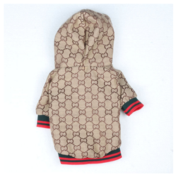 Pet Dog Clothes Jacket Retro Zipper Pet Dog Clothes