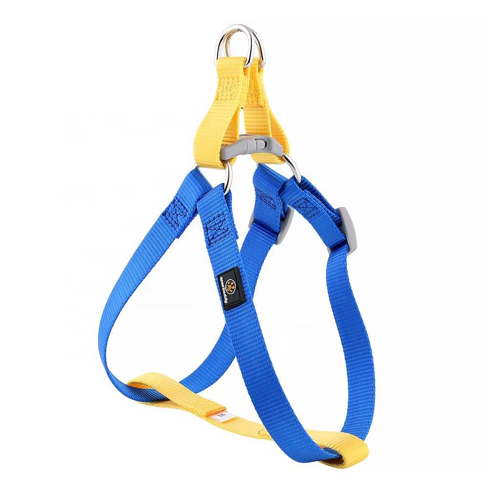 Pet Dog Mix Colors Pure Nylon Collar Leash Harness SET