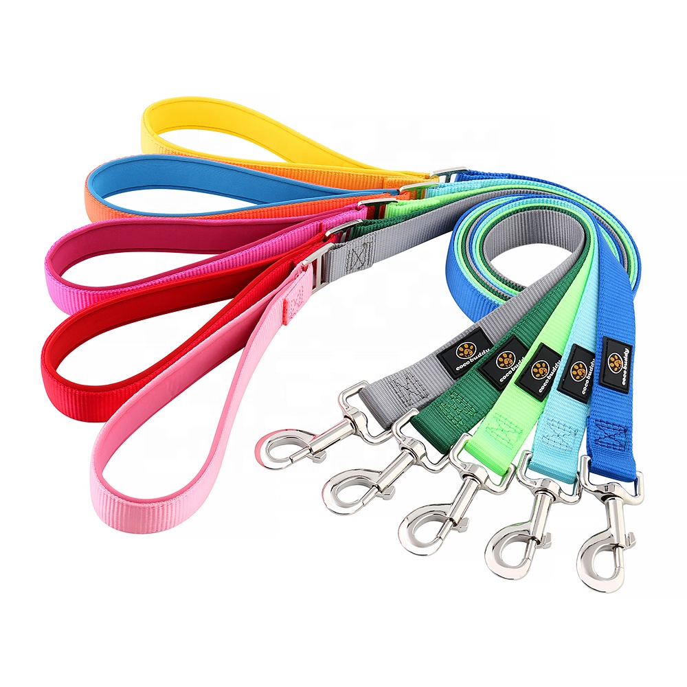 Pet Dog Mix Colors Pure Nylon Collar Leash Harness SET