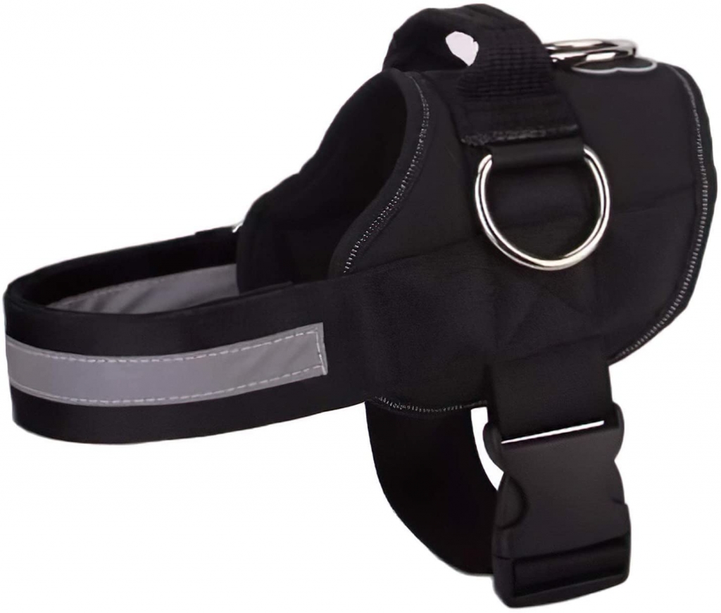 Pet Harness Adjustable Dog Harness With Martingale Loop NoPull Pet Harness With 3 Side Rings Leash Outdoor