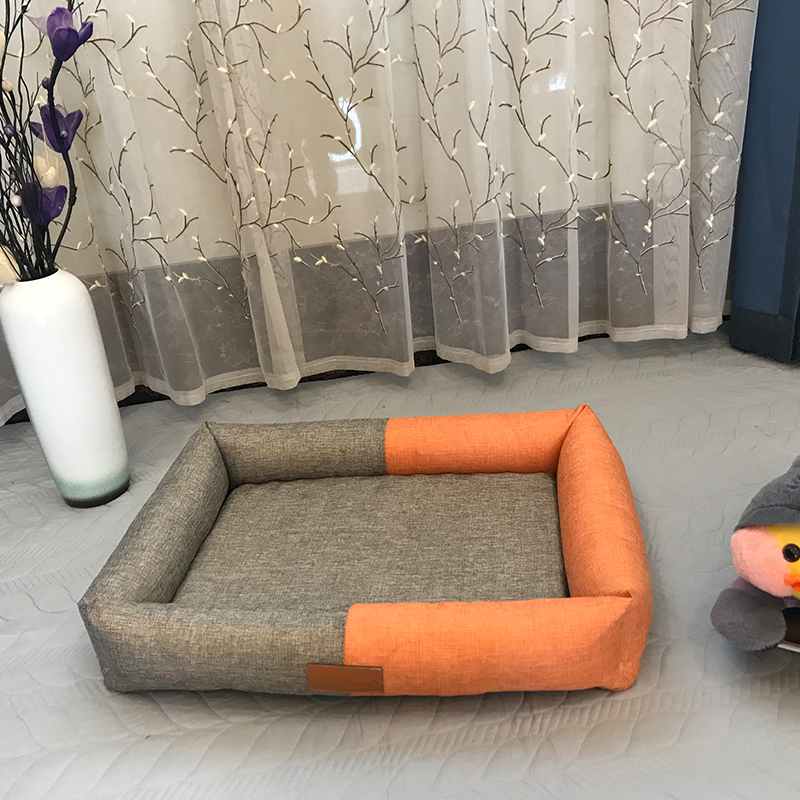Pet Mat Sponge Doghouse Removable Washable Collision Color Pet Nest Summer Breathable Comfortable Dog Bed Dog Products