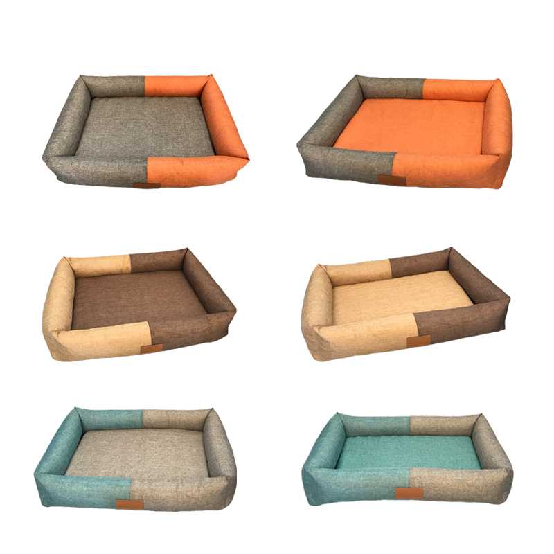 Pet Mat Sponge Doghouse Removable Washable Collision Color Pet Nest Summer Breathable Comfortable Dog Bed Dog Products