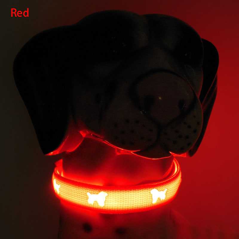 Pet Products Amazon Top Seller Pet Collars LED Strip Light Dog Collar Adjustable Rechargeable Supplies Pet Collars