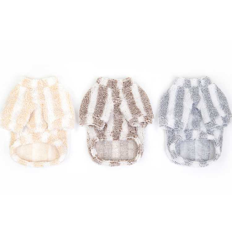 Pet Supplier Dog Clothes Winter Warm Pet Flannel Cloth Coral Fleece Warm Vest Pet Clothes Puppy Bogs