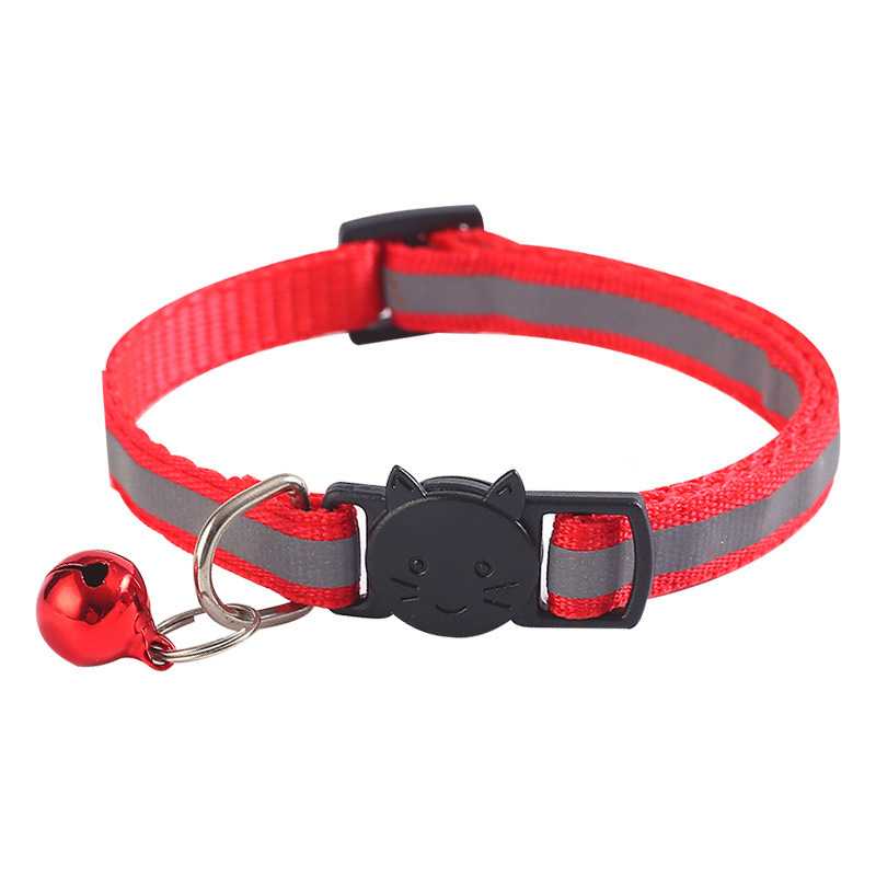 Pet Supplies Custom Reflective Strip Personalized Nylon Adjusting Dog Pet Collar