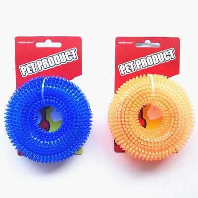 Pet Toy Biteresistant Vocal Ball Tpr Clean Teeth Molar Dog Toy