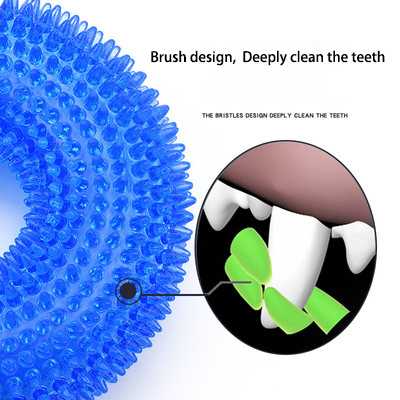 Pet Toy Biteresistant Vocal Ball Tpr Clean Teeth Molar Dog Toy