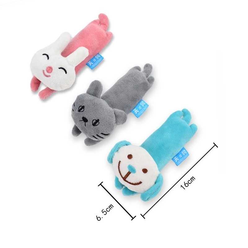 Pet Toy Cartoon Animal Cute Plush Voice Dog Biting Puzzle Toy Manufacturers