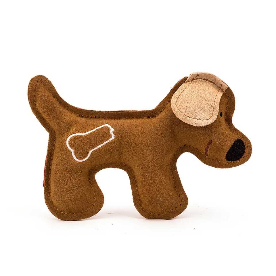 Pet Toy Dog Toy Dog Pure Leather Small Mediumsized Dog Biteresistant Teething Sound Toy