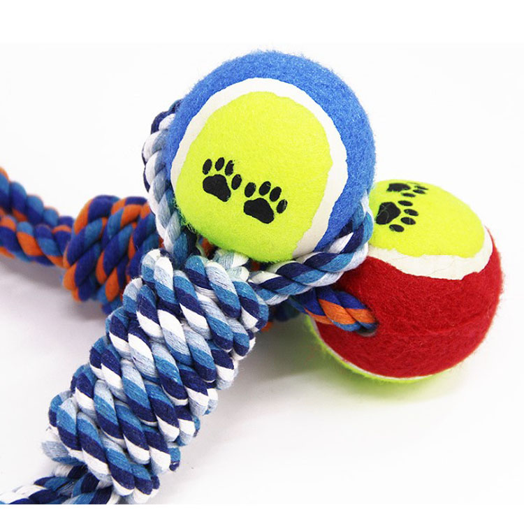 Pet Toys Bite Molar Different Size Cotton Dog Chew Rope Dog Toys Drawstring Cat Molar Bite Toy