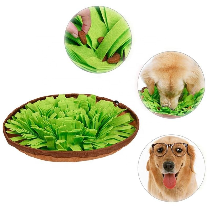 Pet Toys Dog Sniffing Mat Pet Puzzle Toy Sniffing Training Pad Activity Blanket Feeding Mat Dog Release Stress Training Blanket