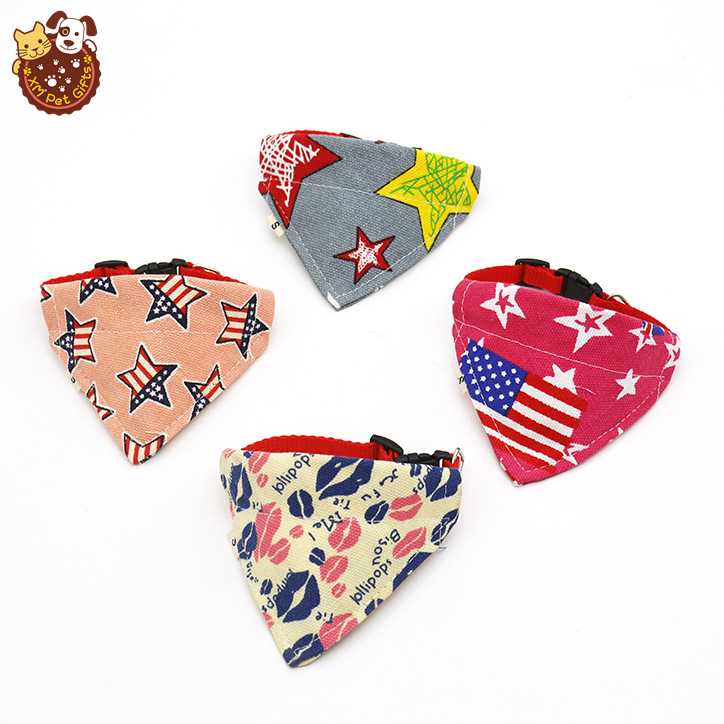 Pet Triangle Scarf Cat Triangle Saliva Towel Dog Collar Scarf Pet Gift Cat Collar