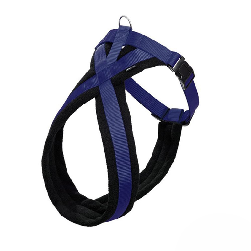 Pet Walking Touring Fleece Lined Dog Harness With Stocked Soft Comfort Nylon Webbing