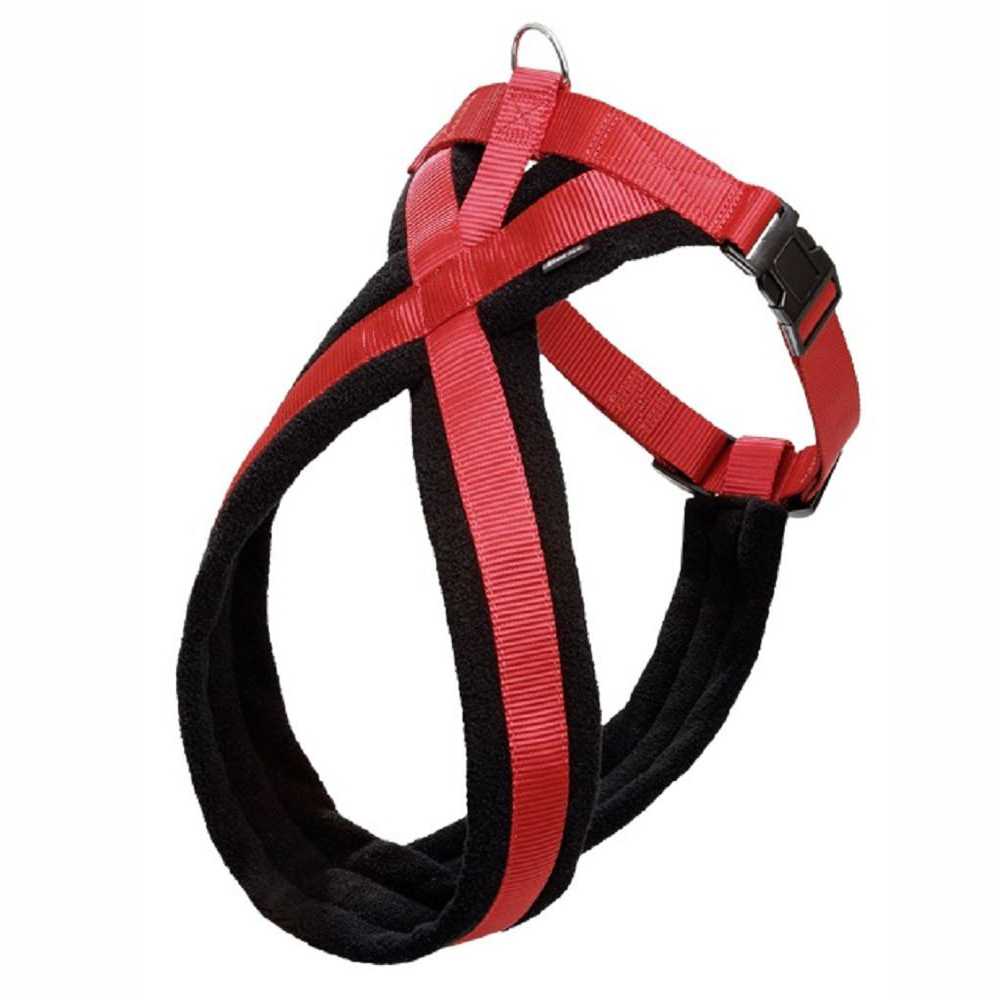 Pet Walking Touring Fleece Lined Dog Harness With Stocked Soft Comfort Nylon Webbing