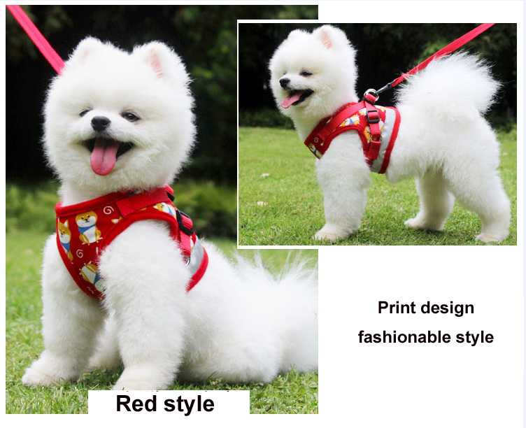 Pets Supplies Soft Reasonable Custom Dog Chest Strap Harness Set