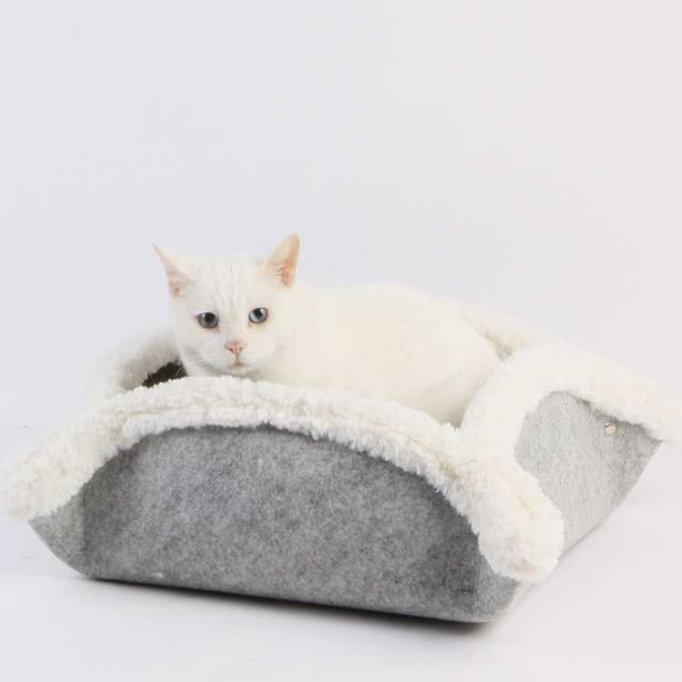 Petsinn Best Warm Cozy Plush Pet Beds Felt Made