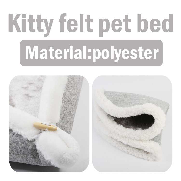 Petsinn Best Warm Cozy Plush Pet Beds Felt Made