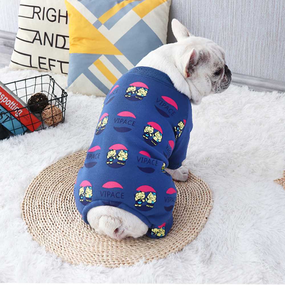 Plus Velvet Thickening Warmth Method Bichon Hiromi Bulldog Four Legged Soft Dog Clothes