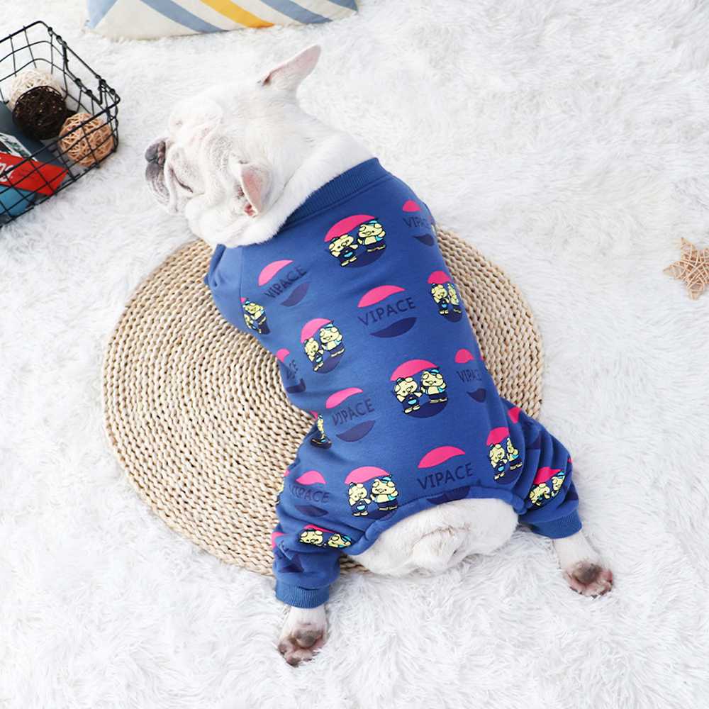 Plus Velvet Thickening Warmth Method Bichon Hiromi Bulldog Four Legged Soft Dog Clothes