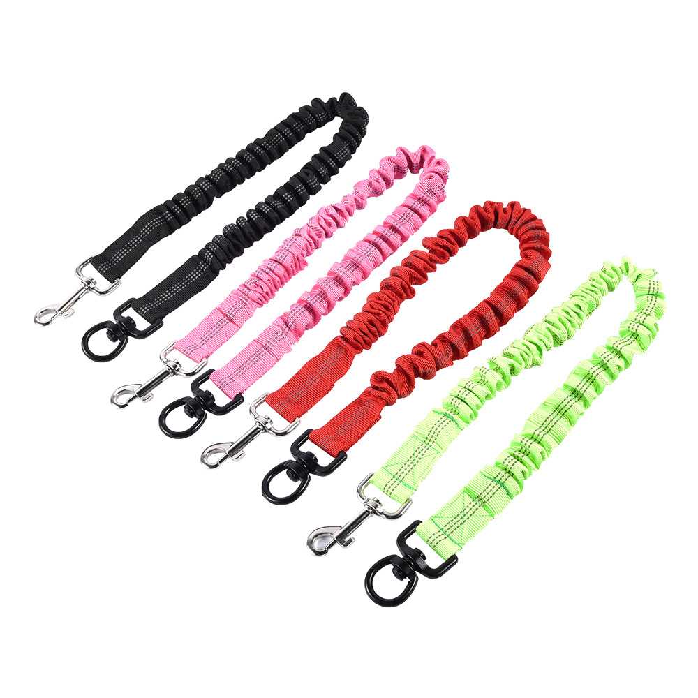 Premium Extended Buffer Traction Rope Safety Cat Dog Leash Rope Multicolor Double Nylon Twisted Rope Pet Leash